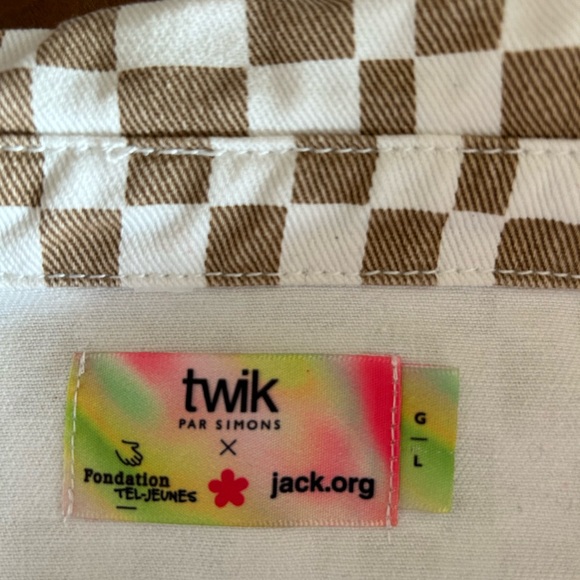 Twik Checkered Denim Jacket - Picture 4 of 4